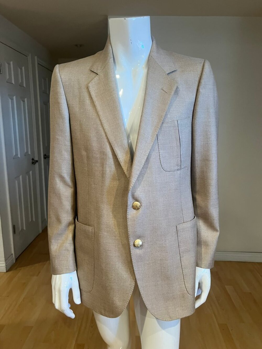 MENS VINTAGE 80'S LANVIN BLAZER SIZE 42 / LARGE